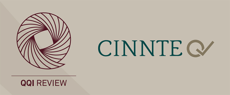 Logos for CINNTE and QQI Review 